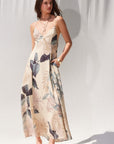 The Chauntel Botanical Maxi Dress