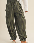 The Cindy Striped Cargo Pants