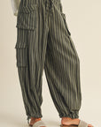 The Cindy Striped Cargo Pants