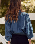 The Clara Denim Zip Up Jacket