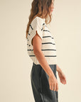 The Colleen Striped Sweater Top