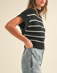 The Colleen Striped Sweater Top