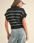 The Colleen Striped Sweater Top