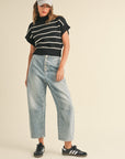 The Colleen Striped Sweater Top
