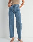 The Cora Longer Length Wide Leg Jeans