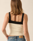 The Dakota Colorblock Sweater Tank Top