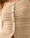 The Danae Crochet Top + Pant Set - Sold Separately