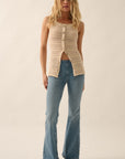 The Danae Crochet Top + Pant Set - Sold Separately