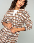 The Darci Striped Cardigan