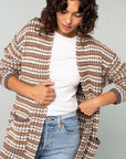 The Darci Striped Cardigan