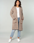 The Darci Striped Cardigan