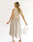 The Darcy Stripe Maxi Skirt