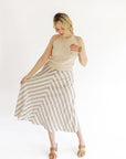 The Darcy Stripe Maxi Skirt