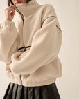 The Darla Cream Sherpa Jacket