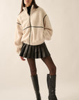 The Darla Cream Sherpa Jacket
