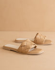 The Darla Woven Slide Sandal