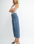 The Devin Cropped Wide Leg Jeans
