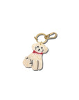 The Hand-Painted Doodle Puppy Bag Charm + Keychain