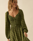 The Dora Smocked Midi Dress