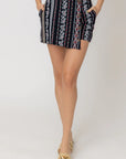 The Polly Embroidered Wrap Skort