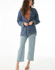 The Madeline Denim Shacket