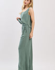 The Eden Balsam Green Top + Pant Set - Sold Separately