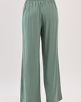 The Eden Balsam Green Top + Pant Set - Sold Separately