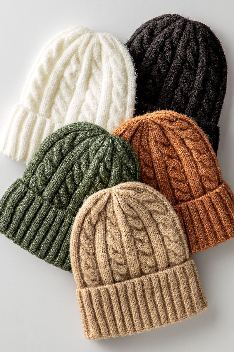 The Eden Cable Knit Beanie