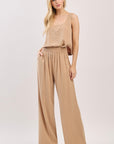 The Eden Taupe Top + Pant Set - Sold Separately