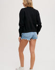 The Elena Knit Bomber Jacket