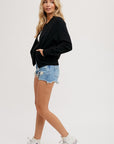 The Elena Knit Bomber Jacket