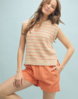 The Eliza Striped Sweater Tank