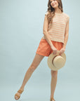 The Eliza Striped Sweater Tank