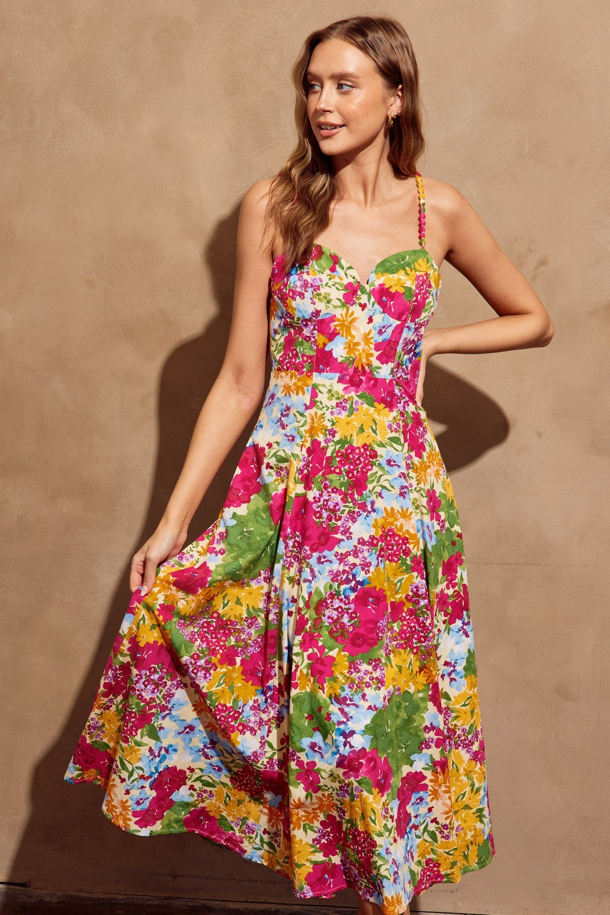 elodie floral maxi dress The Elodie Garden Maxi Dress