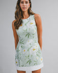 The Elowen Floral Open Back Mini Dress