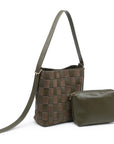 The Elva Woven Bucket Bag