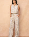The Enola Tropical Top + Pant Set - Sold Separately