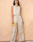 The Enola Tropical Top + Pant Set - Sold Separately