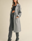 The Evangeline Knit Trench Coat