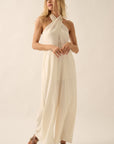 The Evelyn Convertible Halter Jumpsuit
