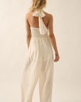 The Evelyn Convertible Halter Jumpsuit