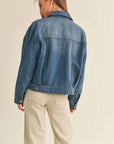 The Fanda Pleated Denim Jacket