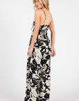 The Fauna Print Wide Leg Jumpsuit