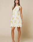 The Felicity Floral Eyelet Mini Dress