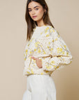 The Felicity Floral Eyelet Jacket