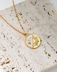 The Sun + Stars Mother of Pearl Necklace