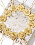 The Luna Zodiac Engraved Pendant Necklace