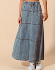 The Gillian Denim Maxi Skirt