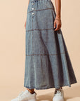 The Gillian Denim Maxi Skirt