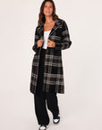 The Ginny Plaid Button Front Cardigan